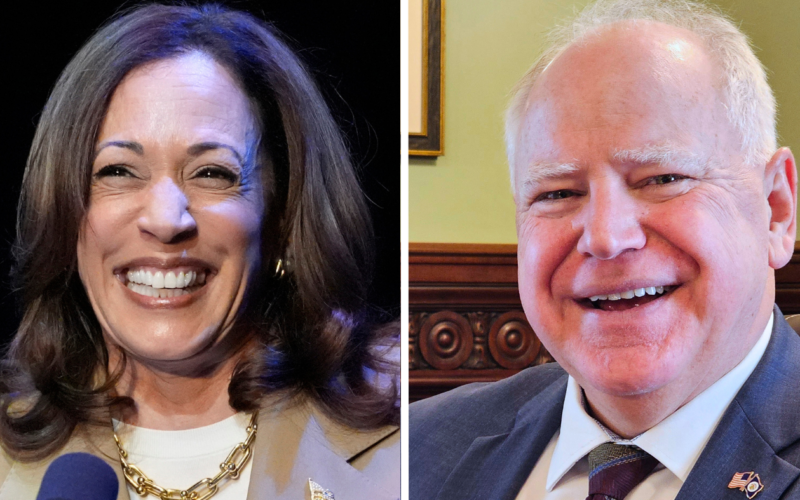 Kamala Harris picks Tim Walz as VP running mate for 2024 election