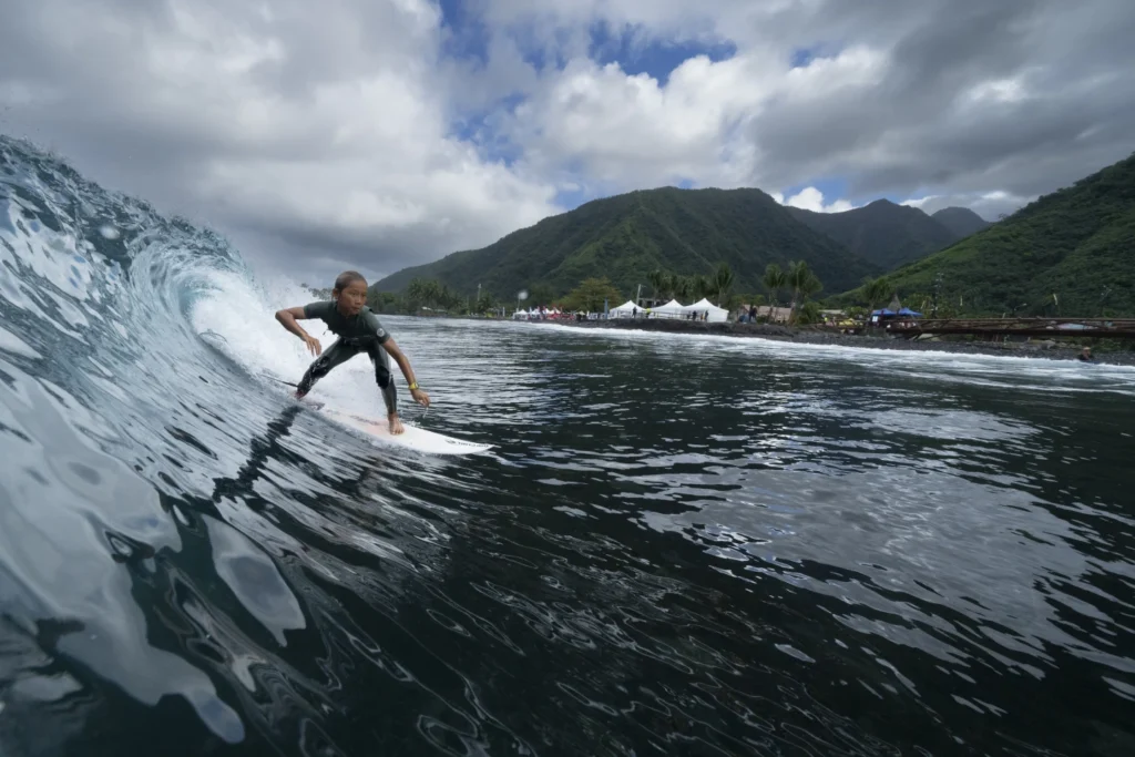 Tahiti’s youth surf culture gets a boost as island hosts the Paris Olympics