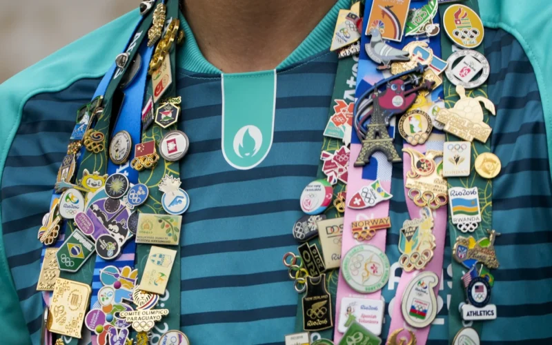 Pin-demonium hits Paris: Inside the pin-trading market at the Olympics