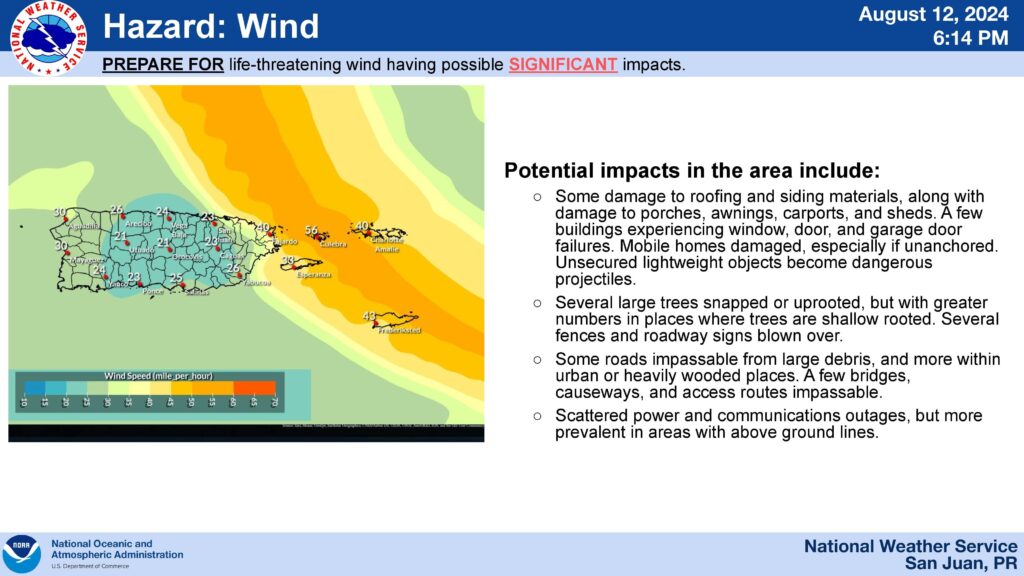 Tropical Storm Ernesto looms as a rain threat to the USVI and Puerto Rico