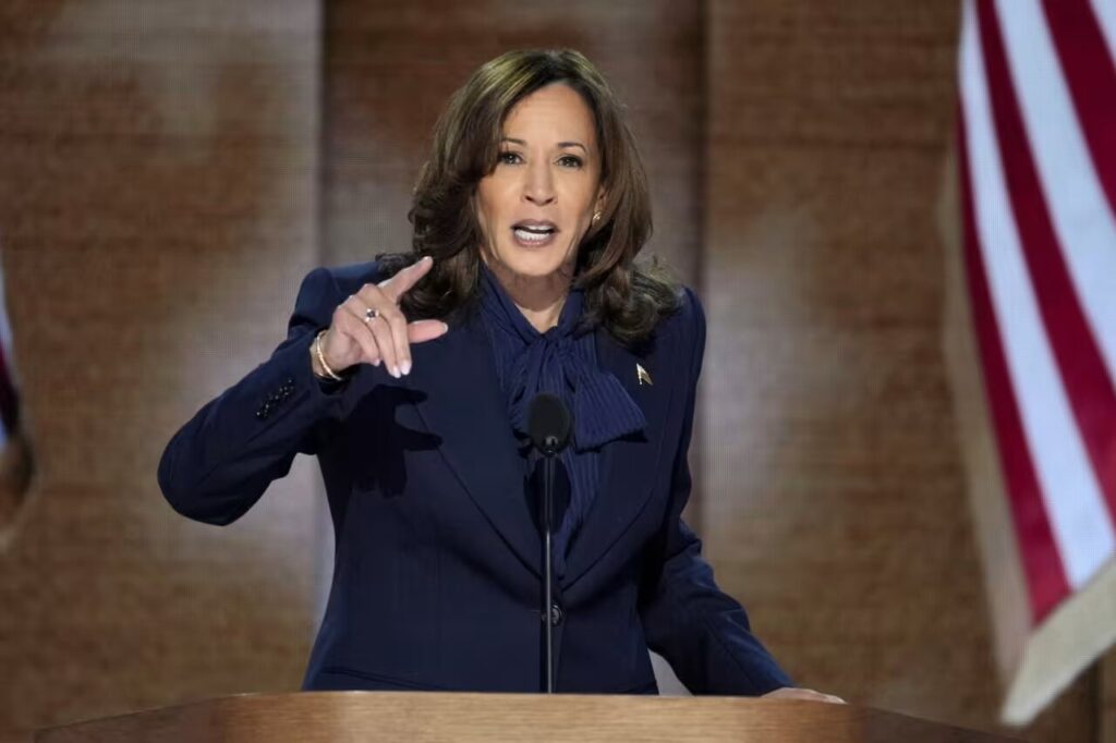 Harris summons Americans to reject political divisions and warns of consequences posed by a Trump win