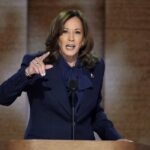 Harris summons Americans to reject political divisions and warns of consequences posed by a Trump win