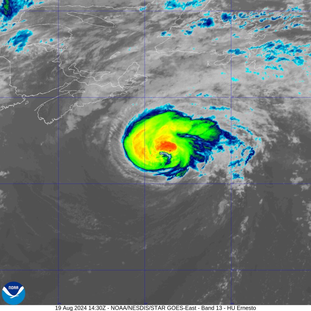 Hurricane Ernesto still bringing life-threatening conditions to East Coast