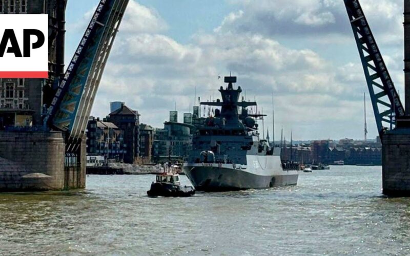 German warship blasts Darth Vader anthem in heart of London. ‘No deeper message,’ navy says.