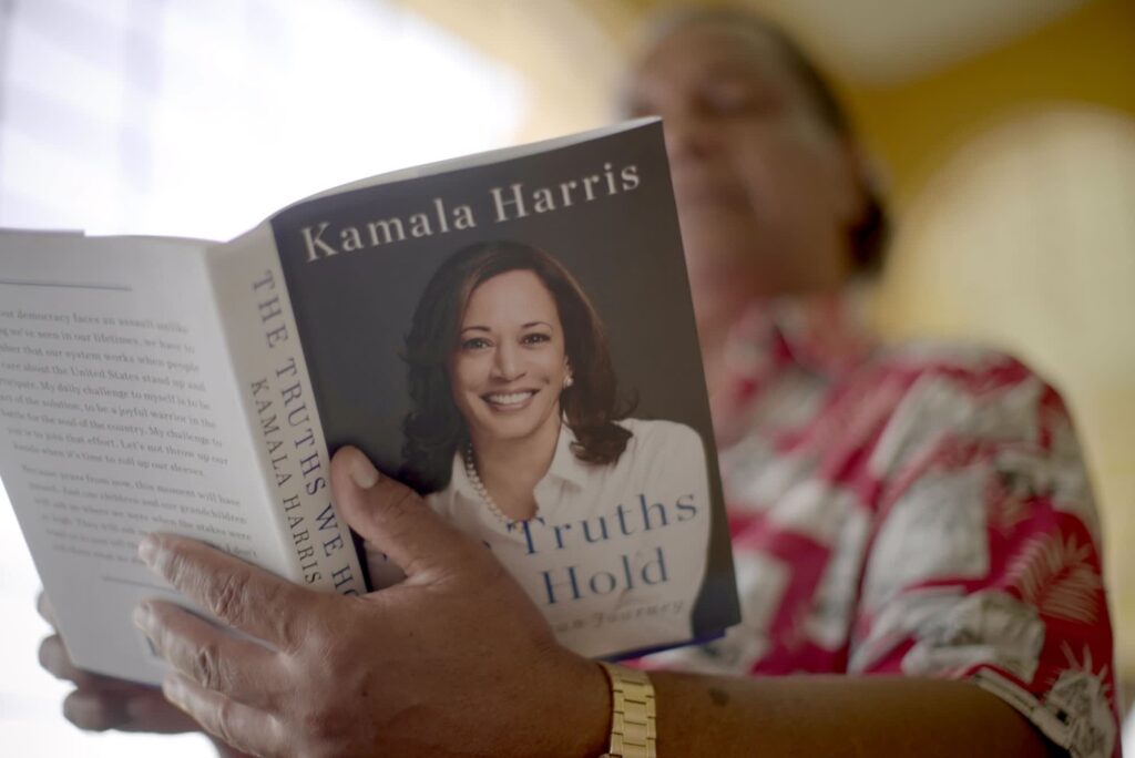 A small town on a small island celebrates Kamala Harris' meteoric rise