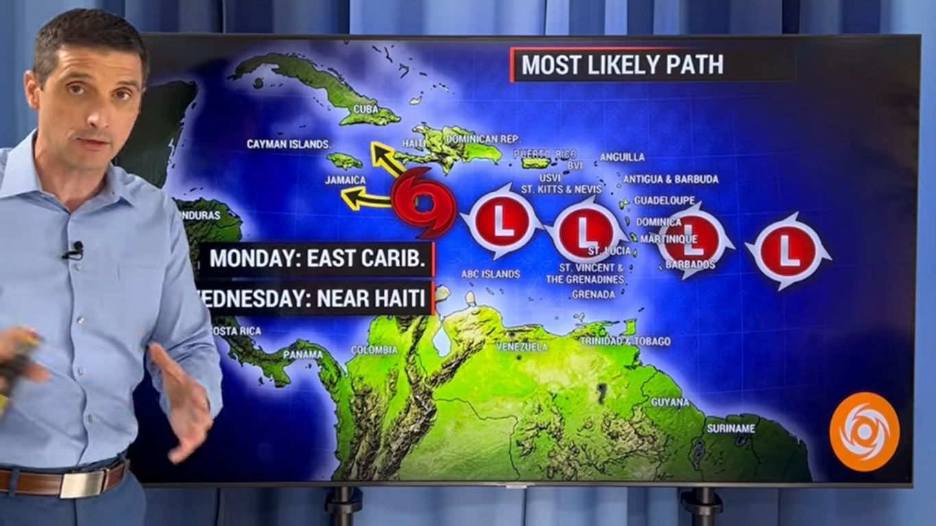 NHC tracking two tropical waves approaching our region