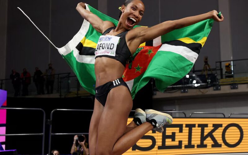 Thea LaFond wins triple jump to bring Dominica first ever Olympic gold medal