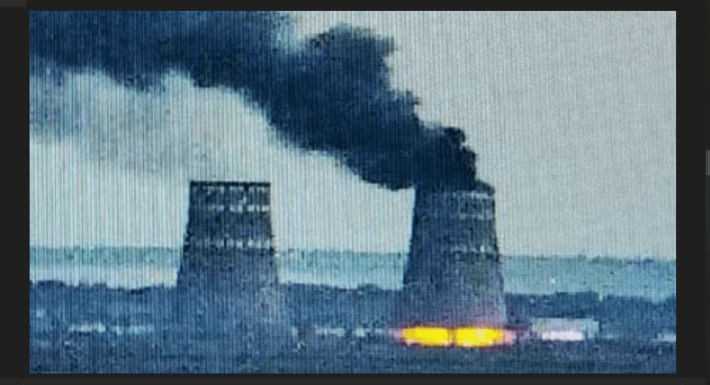 Russia sets Ukrainian nuclear power plant on fire