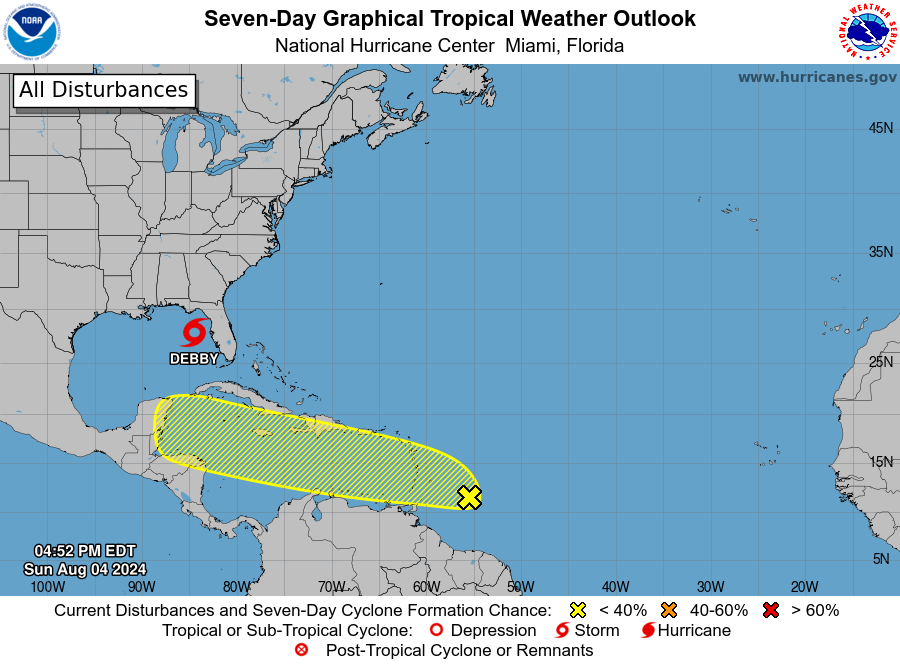 Tropical system's effects might be felt from Trinidad to Puerto Rico