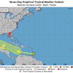 Hurricane Debby makes landfall in Florida while tropical waves lurk behind