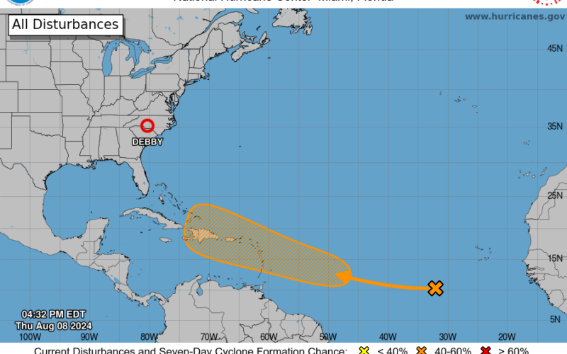 Hurricane Ernesto expected to form next week as it moves past the Antilles