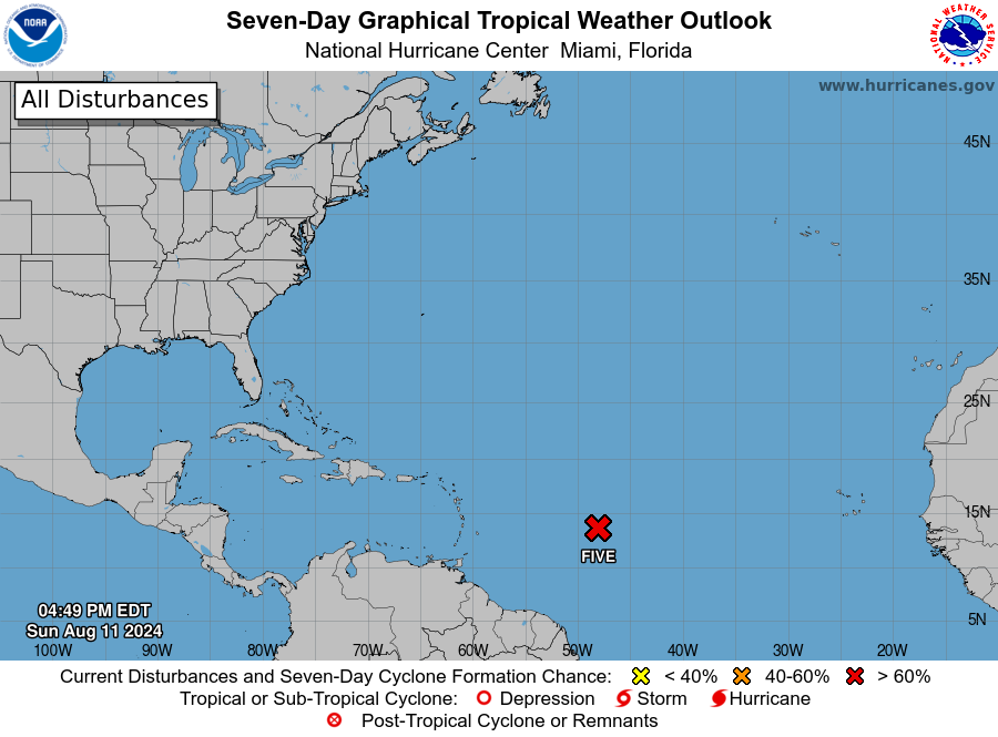 'Fish storm' expected to pass north of the USVI as a strong tropical cyclone