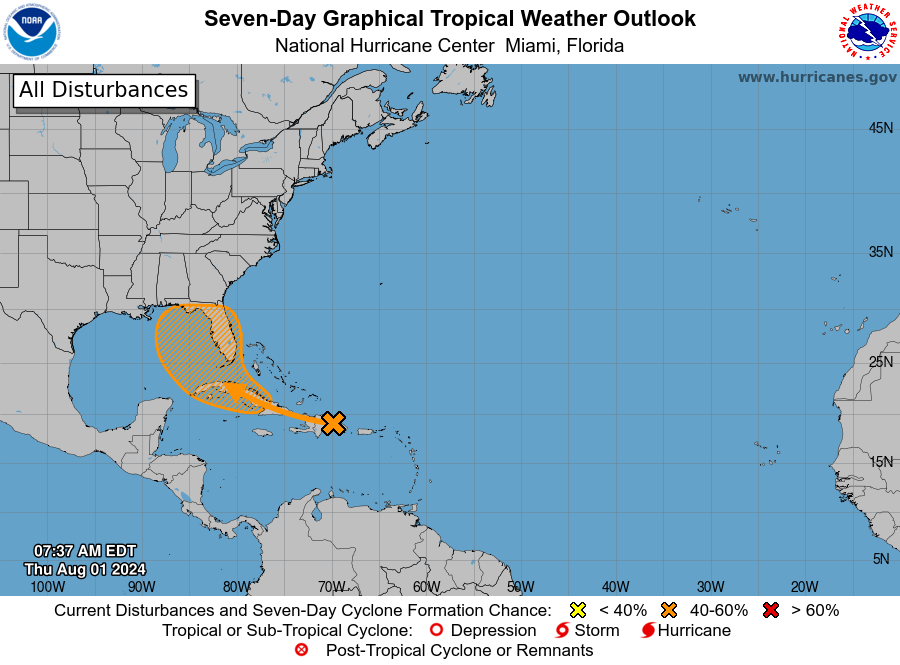 Tropical depression could form this weekend