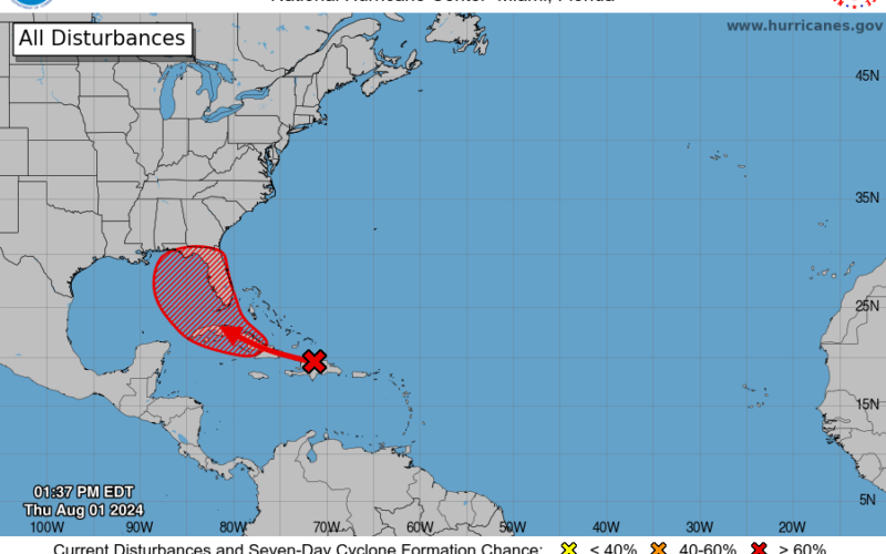 Florida faces flood threat as Invest 97L shifts west