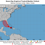 Invest 97L heads for the Gulf of Mexico