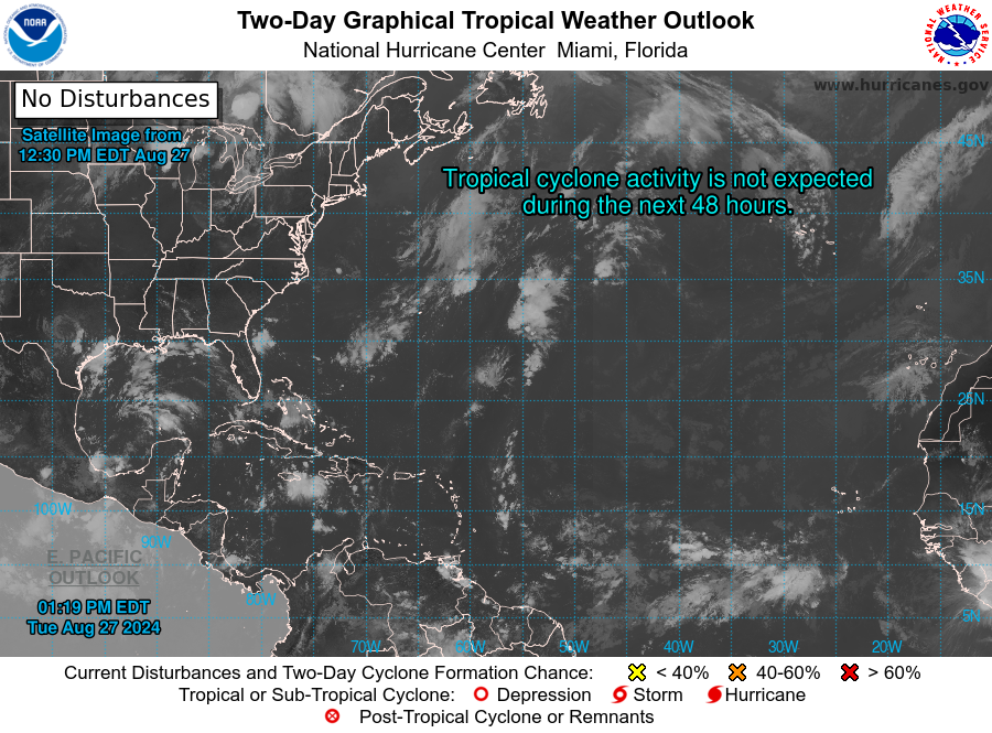 Tropical wave moving into the Lesser Antilles tonight