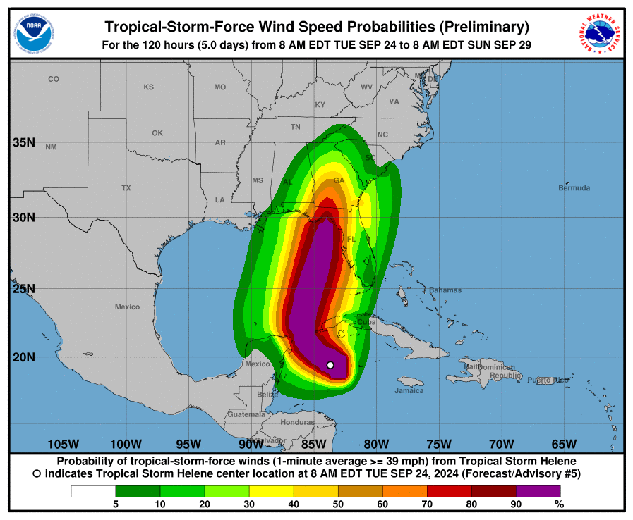 Tropical Storm Helene forms in Caribbean Sea