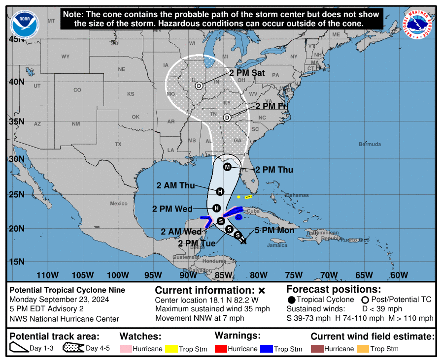 Future Tropical Storm Helene A Hurricane Danger To Florida, Gulf Coast