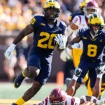 Mullings’ 2nd TD with 37 seconds left lifts No. 18 Michigan to 27-24 win over No. 11 USC