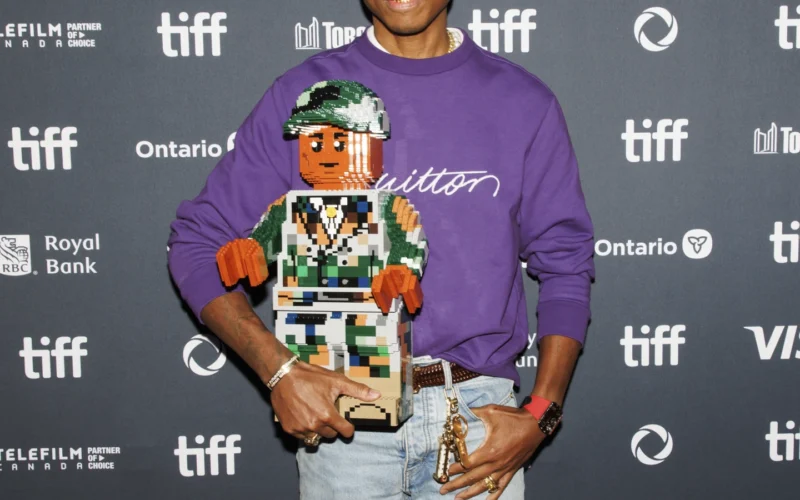 Pharrell as a Lego and Robbie Williams as a chimp? Music biopics get creative