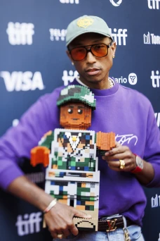 Pharrell as a Lego and Robbie Williams as a chimp? Music biopics get creative