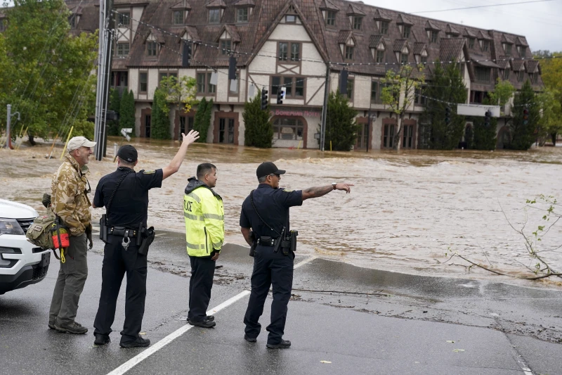 Asheville has been largely cut off after Helene wrecked roads and knocked out power and cell service