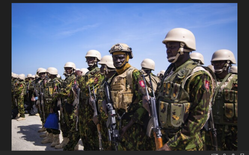 Jamaican soldiers and police arrive in Haiti to help fight gangs