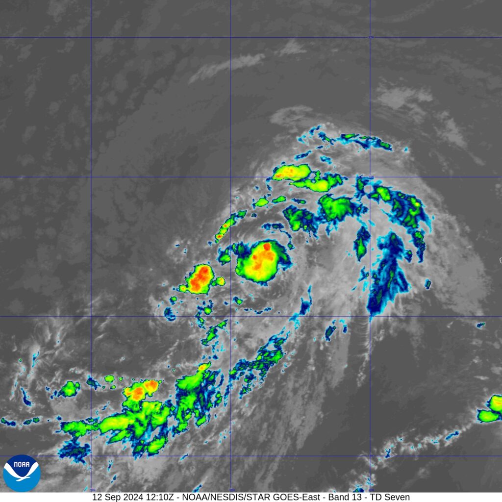 'Fish storm' Tropical Depression 7 could be a tropical storm today, NHC says