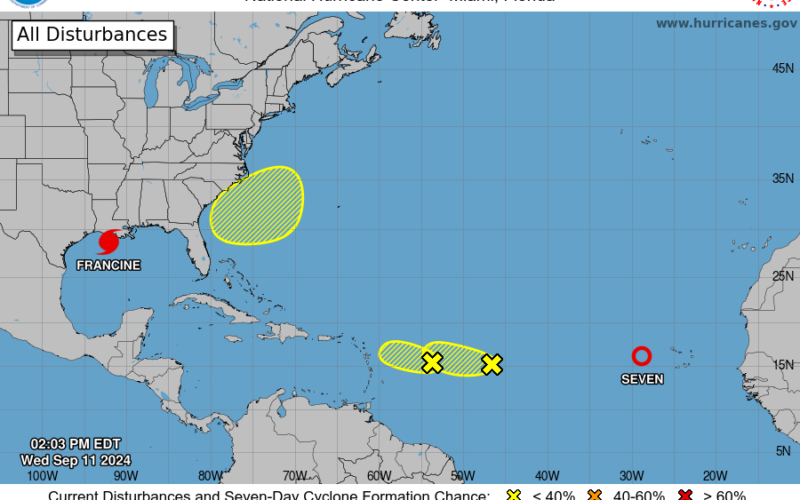 NHC monitoring Invest 92-L, Invest 93-L, more as they attempt to organize in Atlantic