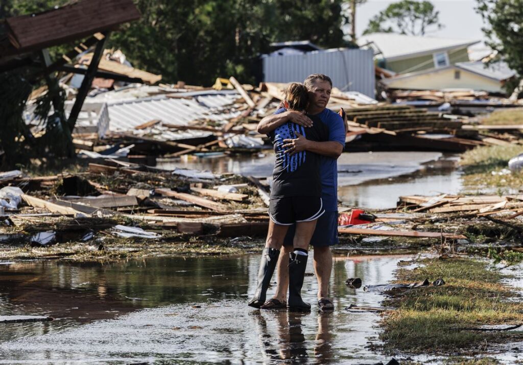 Hurricane Helene kills at least 44 and cuts a swath of destruction across the Southeast