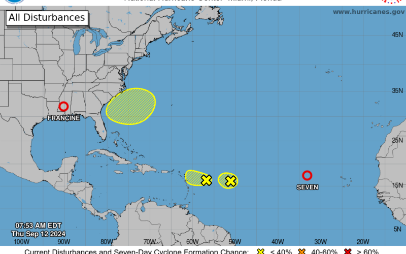 'Fish storm' Tropical Depression 7 could be a tropical storm today, NHC says