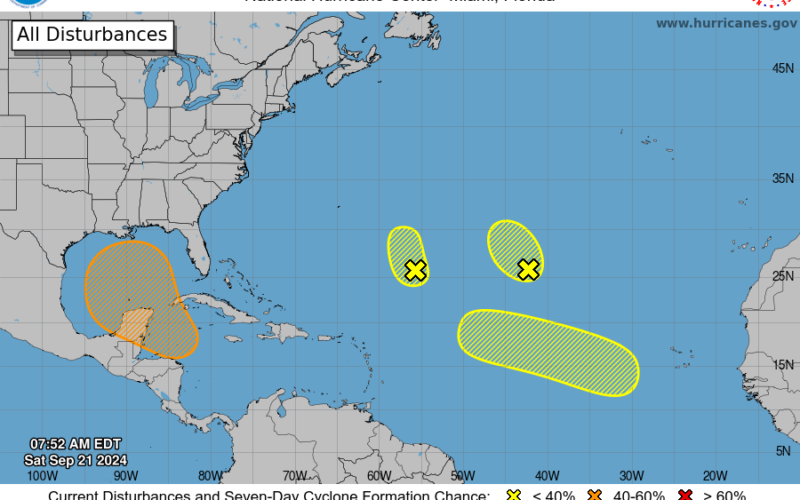 NHC monitoring 4 disturbances for signs of development