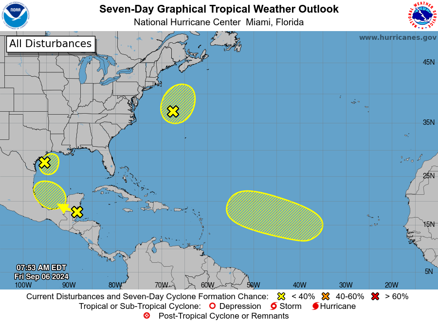 Four areas of potential development in the Atlantic