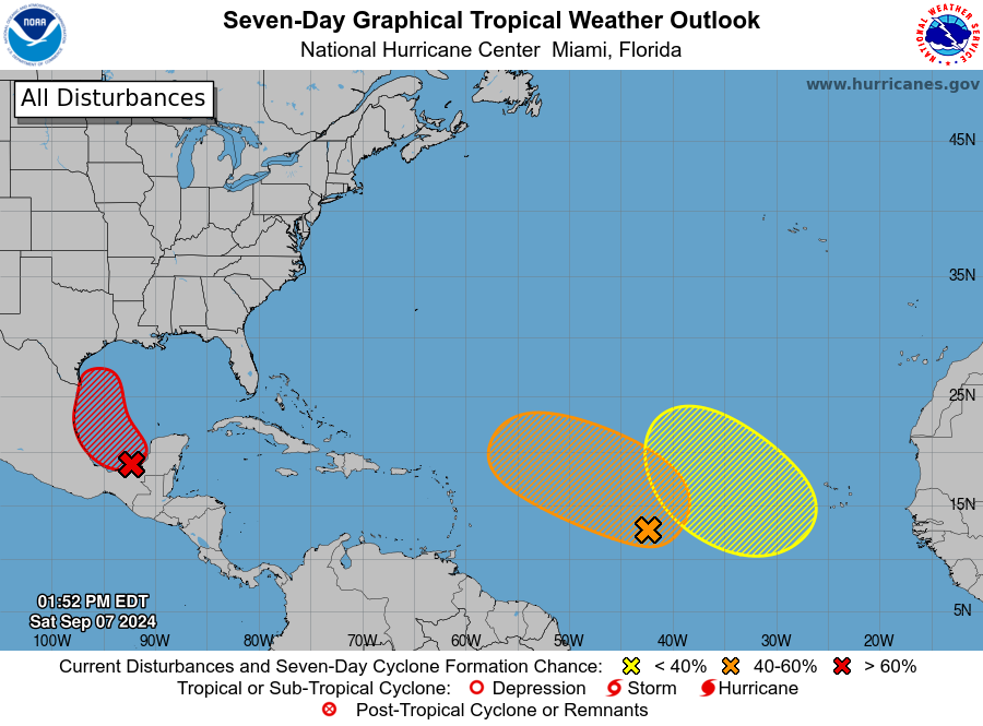 Dry air still impeding possible storm development