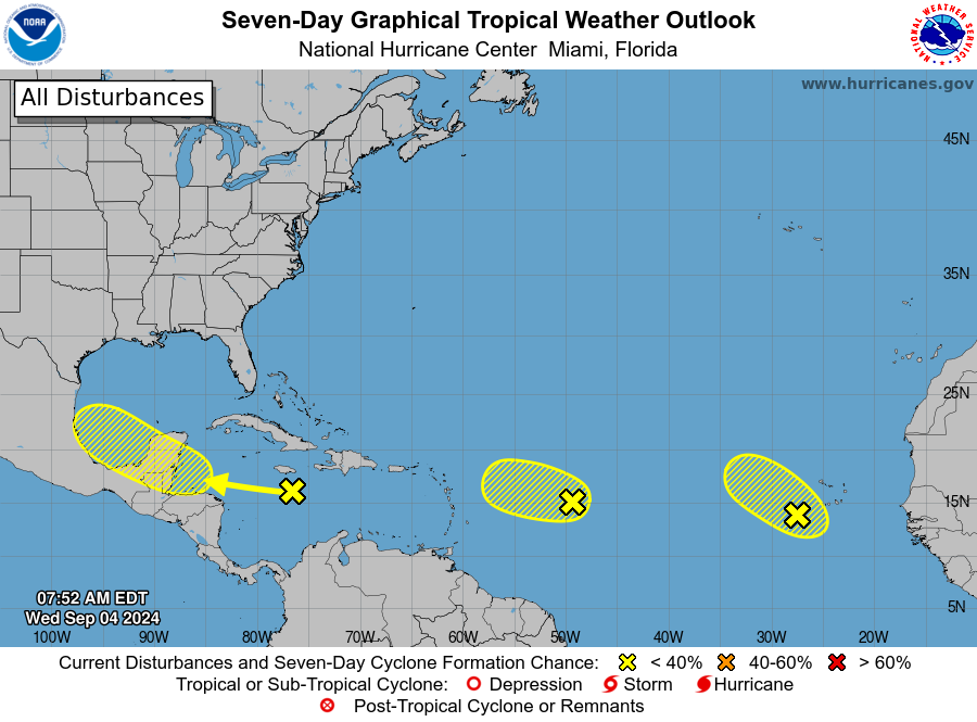 Dry air takes the starch out of disturbances