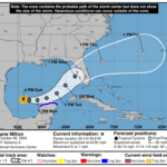 Hurricane Milton moves towards the west coast of Florida