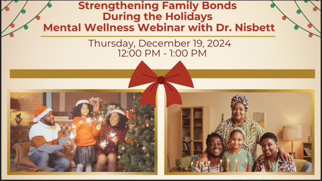 Strengthen the family over the holidays with mental health awareness