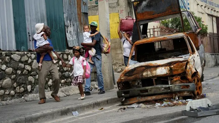 ‘We are all by ourselves’: Haitians warn that fall of Port-au-Prince is imminent