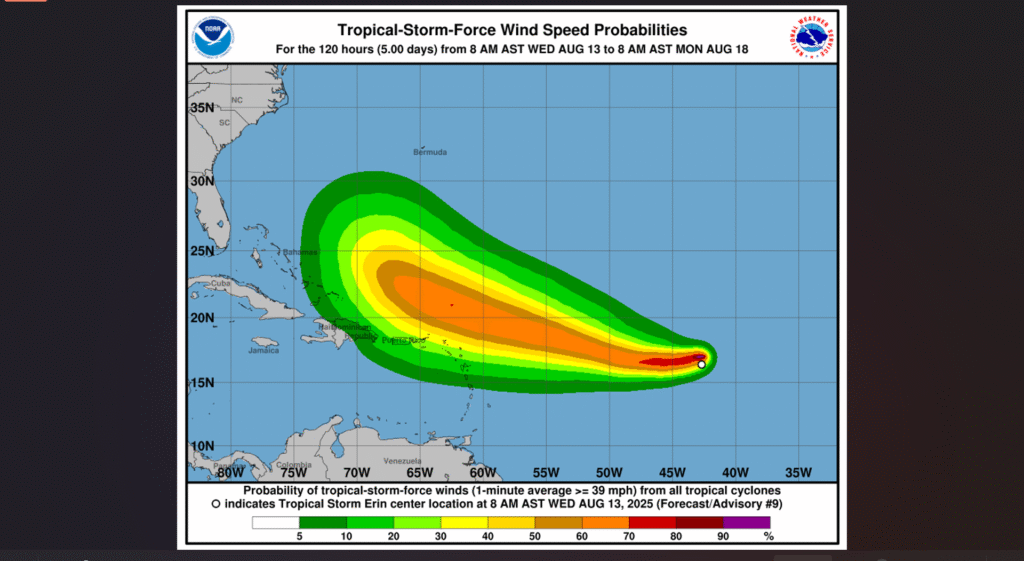 When will Erin become a hurricane? See the forecast timeline