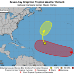 St. Croix: Partial sunshine with a shower in places and a high of 92