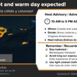 Partly sunny, breezy with widely separated thunderstorms, high 92