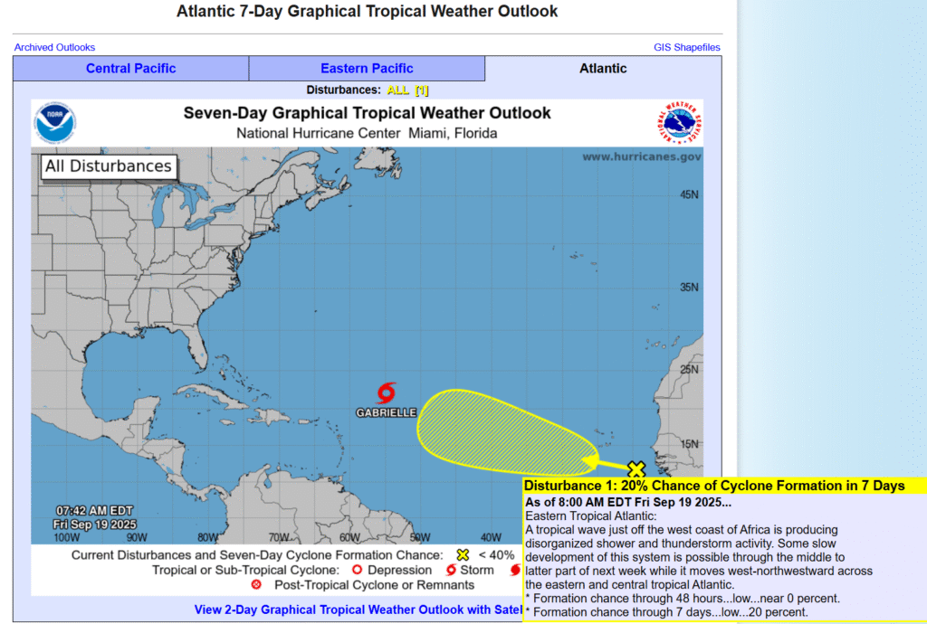Times of sun and clouds with a thunderstorm, high 90