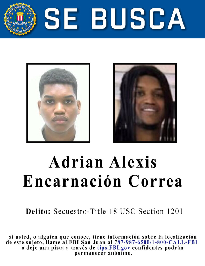 FBI needs your help to find Adrian Alexis Encarnacion Correa