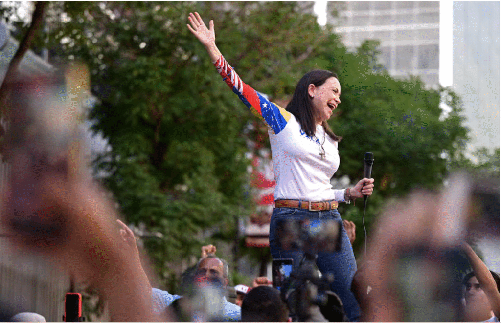Venezuela’s opposition leader Machado wins Nobel Peace Prize, dedicates to Trump
