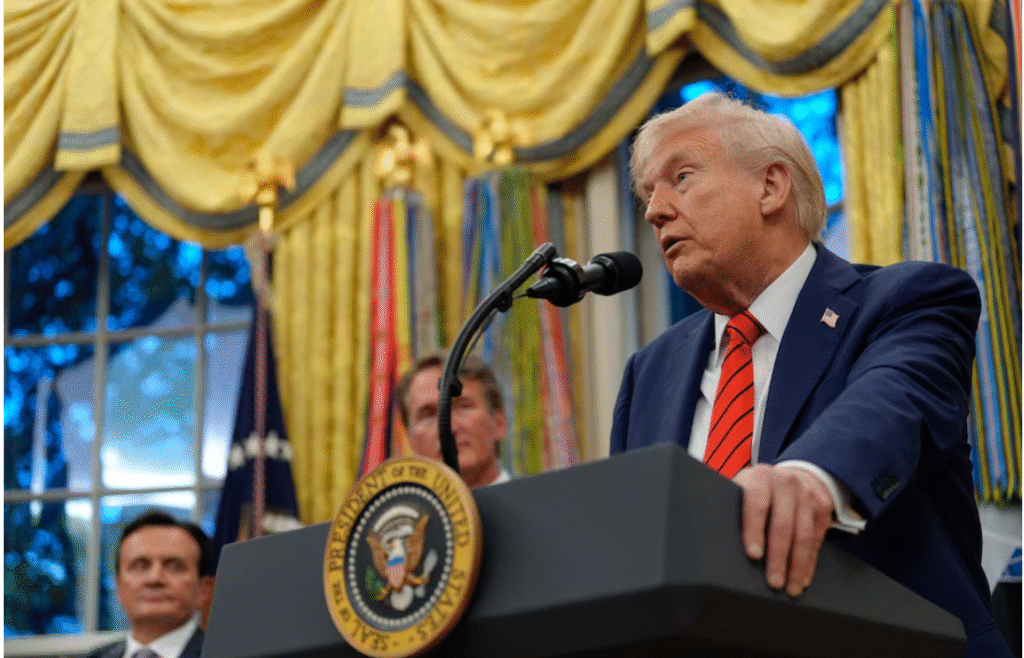 White House lays off thousands of US government workers, blaming shutdown