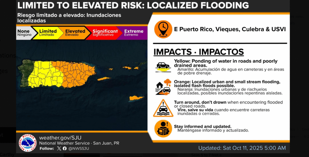 St. Croix: Cloudy with rain starting at 7:48 a.m., AccuWeather says