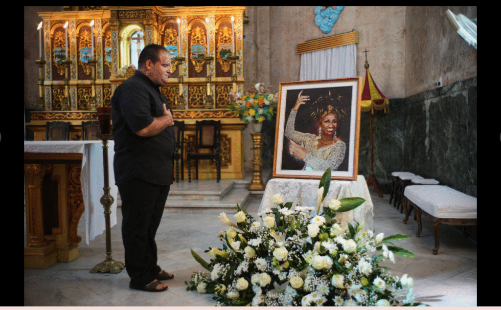 Mass to honor salsa singer Celia Cruz draws hundreds in Cuba after authorities shut down performance