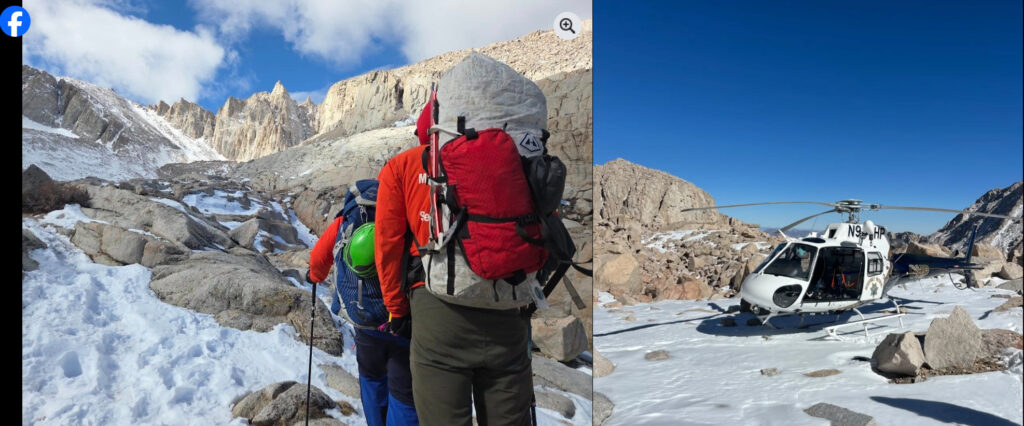 Hiker dies after falling from icy trail and plunging over cliff, rescuers say