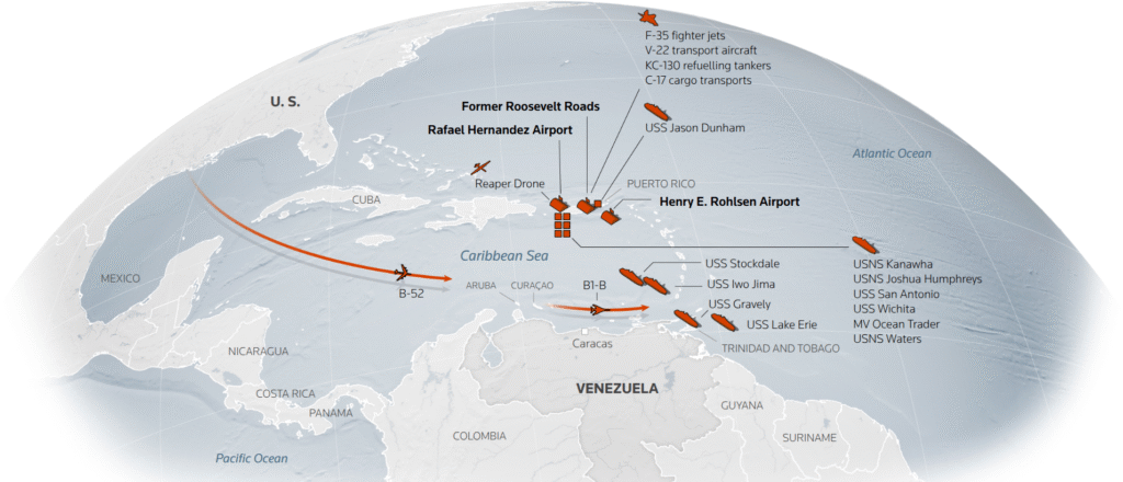 How the US is preparing a military staging ground near Venezuela
