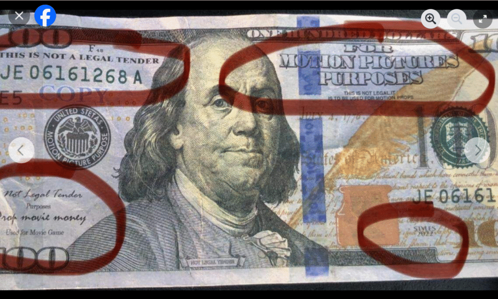 Movie cash circulating in the Florida Keys, sheriff’s office warns